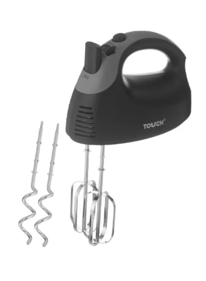 Touch El zenouki Touch Elzenouki Electric Hand Mixer 600W – 5 Speeds + Turbo – Dual Stainless Steel Beaters – Model 40552N - Image 1